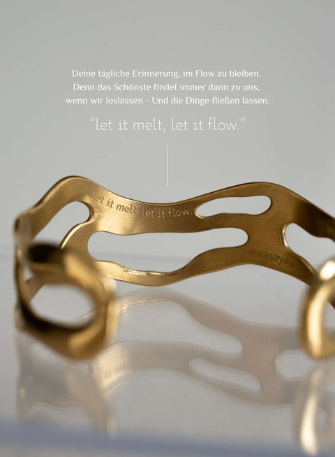 FLOW | Edelstahl Armreif