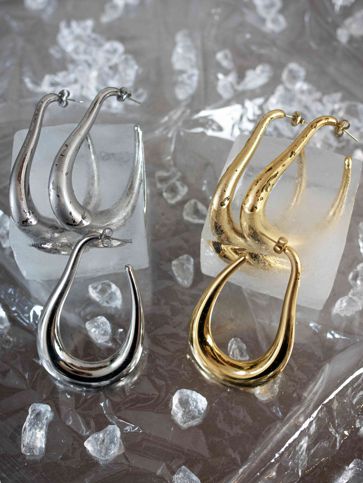 Drip On Me | Big Hoops | Gold & Silber