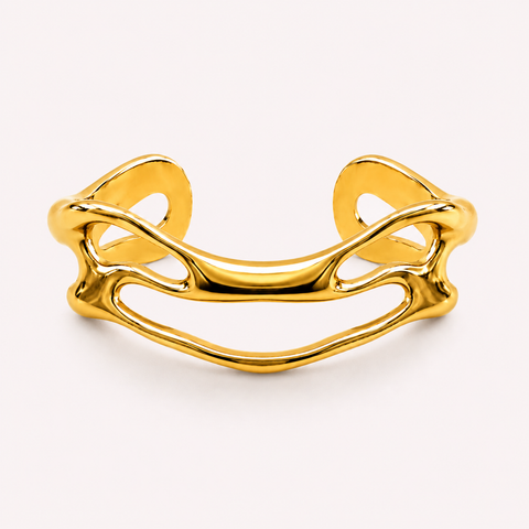 FLOW | Edelstahl Armreif