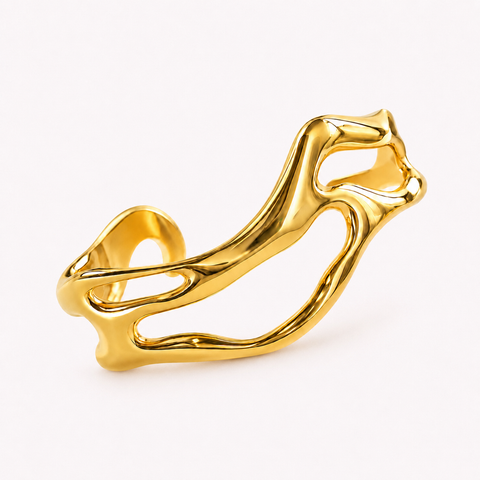 FLOW | Edelstahl Armreif