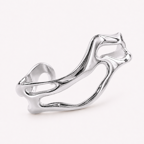 FLOW | Edelstahl Armreif