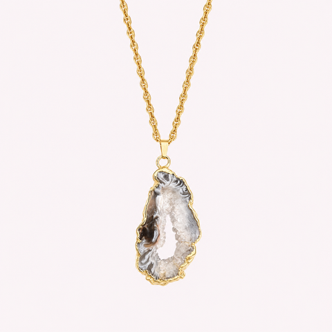 Vulva Portal Achatstein Kette