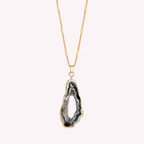 Vulva Portal Achatstein Kette
