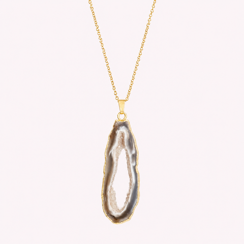Vulva Portal Achatstein Kette