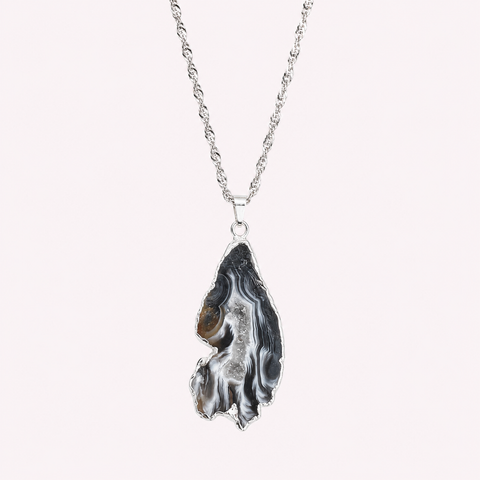 Vulva Portal Achatstein Kette