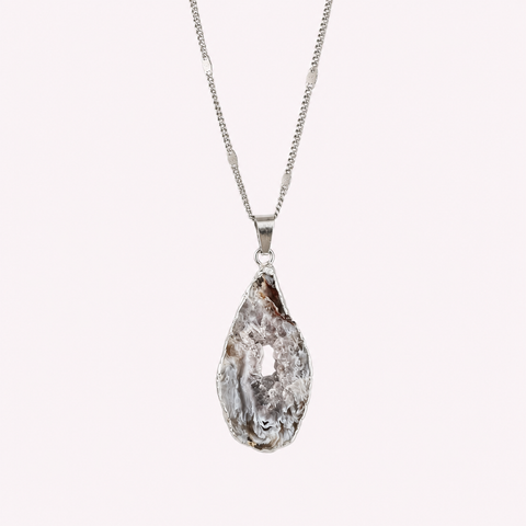 Vulva Portal Achatstein Kette