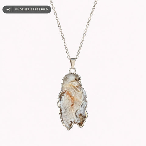 Vulva Portal Achatstein Kette