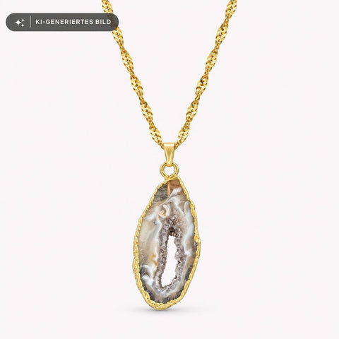 Vulva Portal Achatstein Kette