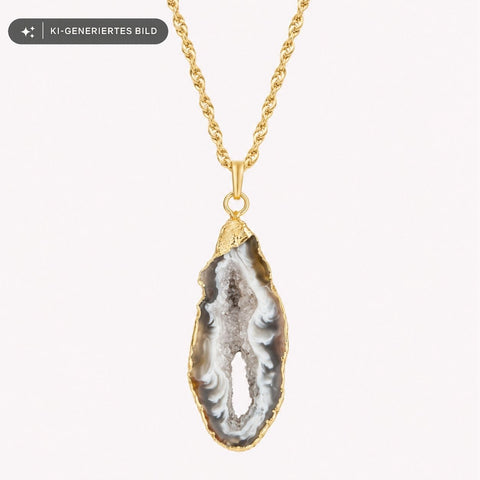 Vulva Portal Achatstein Kette