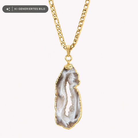 Vulva Portal Achatstein Kette