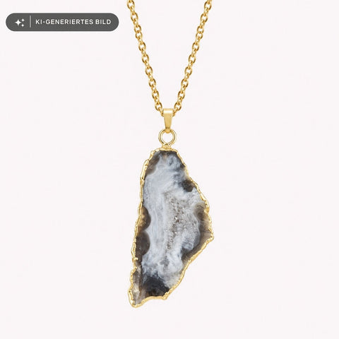 Vulva Portal Achatstein Kette
