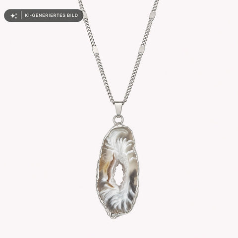 Vulva Portal Achatstein Kette