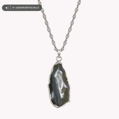 Vulva Portal Achatstein Kette