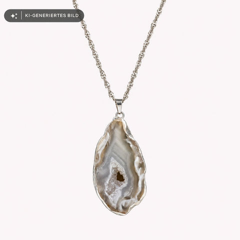 Vulva Portal Achatstein Kette